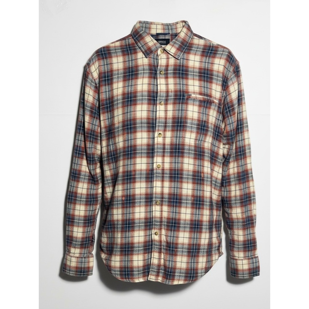 BUFFALO By David‎ Bitton Simbio Button Down Shirt Mirage Cotton Classic Fit XXL